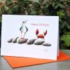 Ice Cream Thief Happy Birthday Greeting Card