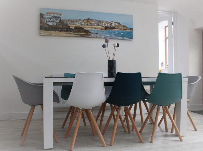 St Ives from Pedn Olva on White Wall