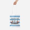 Blue Stripe St. Ives Ice Cream Thief Tote