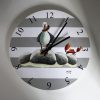 cornish pasty thief gull clock grey white stripe