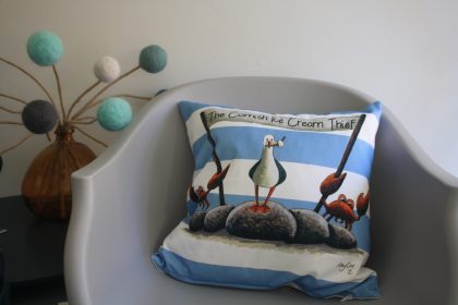 Cornish Ice Cream Thief Blue Stripe