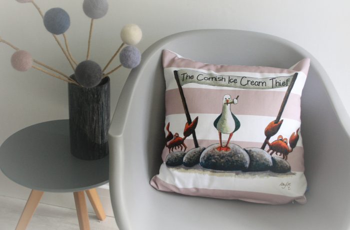 Cornish Ice Cream Thief Pink Stripe