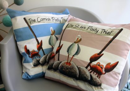 Cornish Blue and St Ives Pasty Pink