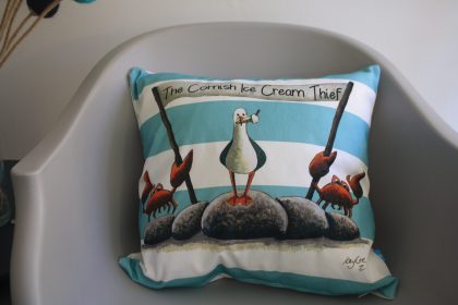 Cornish Ice Cream Turq Stripe