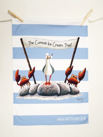 Stripes Tea Towel - Cornish