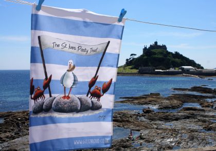 Product Image TT Coastal Blue White St Ives Pasty