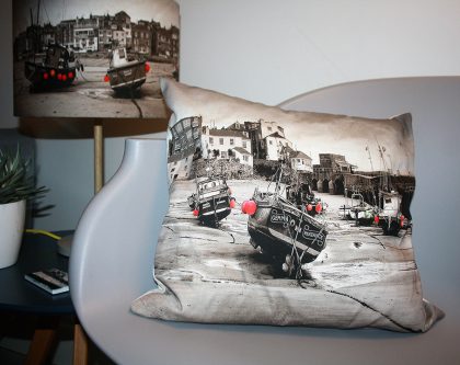 St Ives Boats - Cushion Gemma and Lampshade