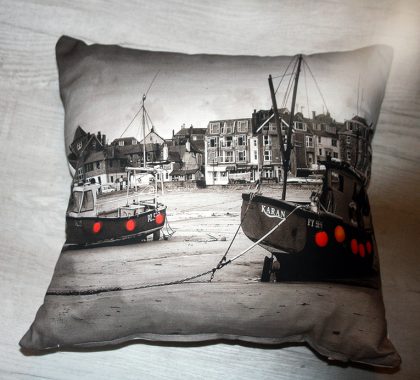 St Iv es Boats Cushion Karan