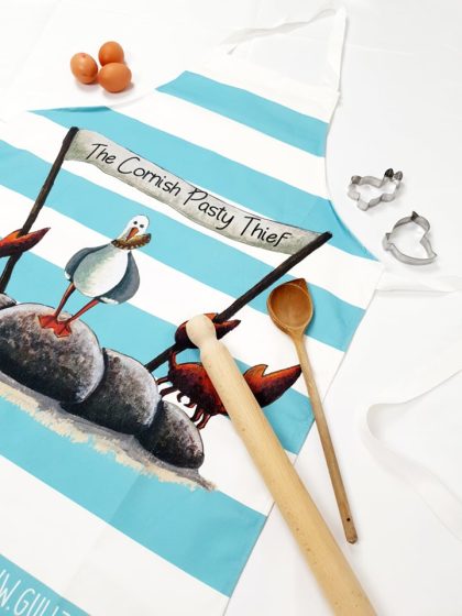 Cornish Pasty Thief Apron