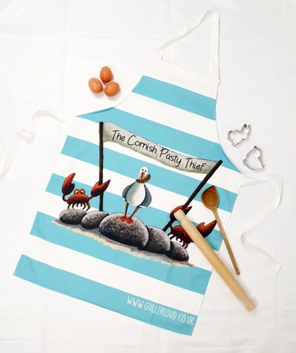 Cornish Pasty Thief Apron