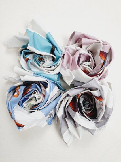 coastal stripe tea towels colourways