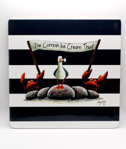 Coaster - Navy Stripe - Cornish