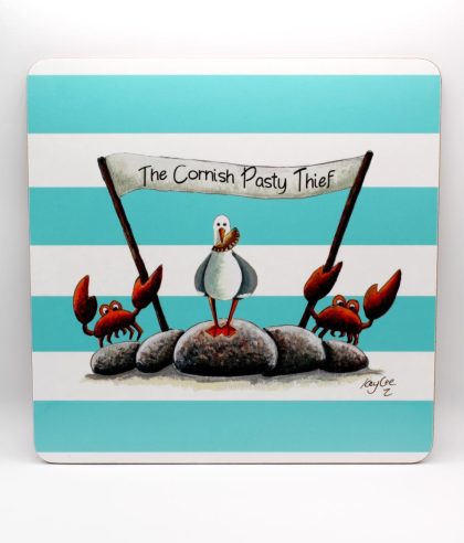 Coaster - Cornish Turquoise Stripe