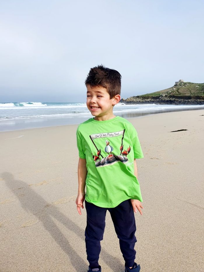 St Ives Pasty Thief T-Shirt - Apple Green