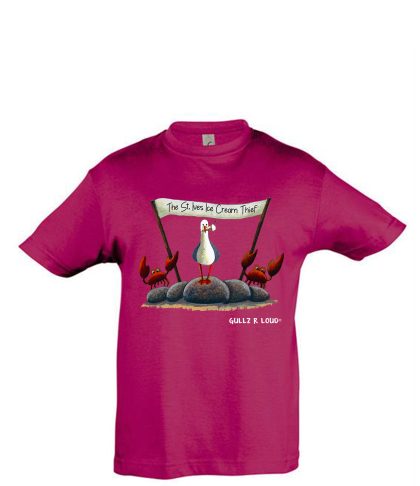 Raspberry St Ives Ice Cream Thief Kids T