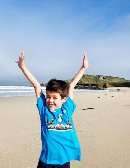 turquoise kids t shirt