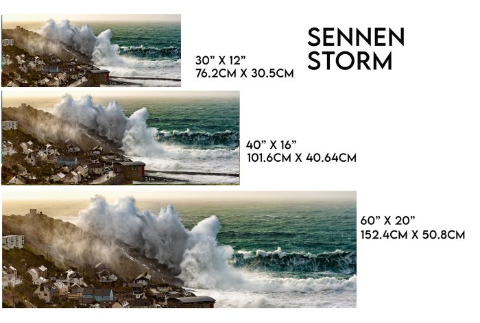 Sennen Storm size comparison