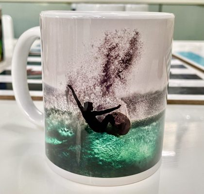 Emerald Wave Surfer Mug