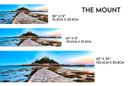 The mount size comparison