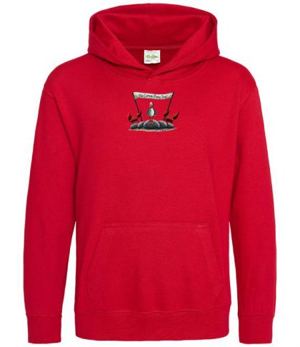 Cornish Pasty Red Kids Hoodie Front