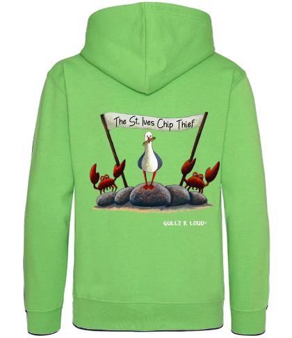 kids hoodie St Ives Chip Thief Back View