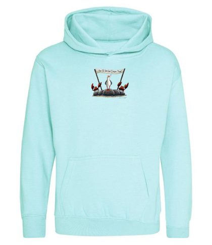 St Ives Ice Cream Mint Kids Hoodie Front