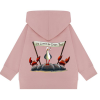Baby and Toddler Hoodie Cornish Ice Cream Thief Pink