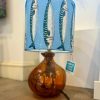 Mackerel Fish Lampshade Cornish Blue