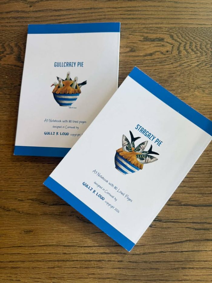 Gullcrazy and Stargazy pies Notebooks 2 pack back coves